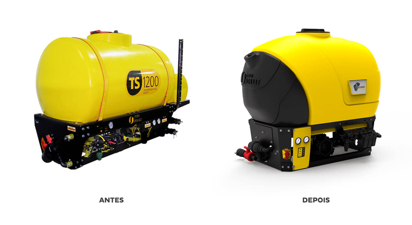 tanque antes e depois